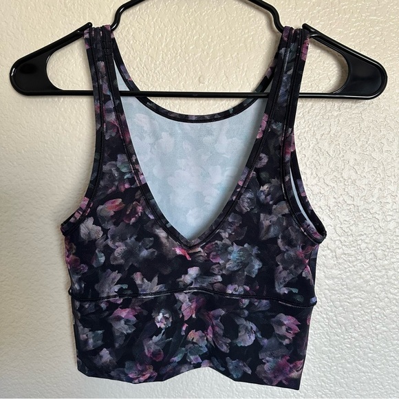 Lululemon Power Pivot Tank Activate Floral Multi Size 4 - Picture 4 of 9